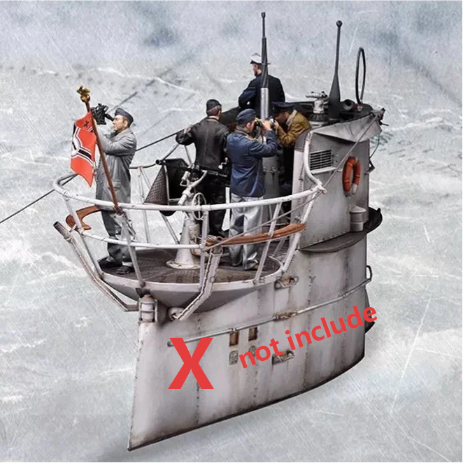 Model Kit Yacht - 1/35 レジンソルジャーモデルキット フィギュア 無色・組み立て式（特別オファー）（兵士5体、ヨットを除く）A-2067