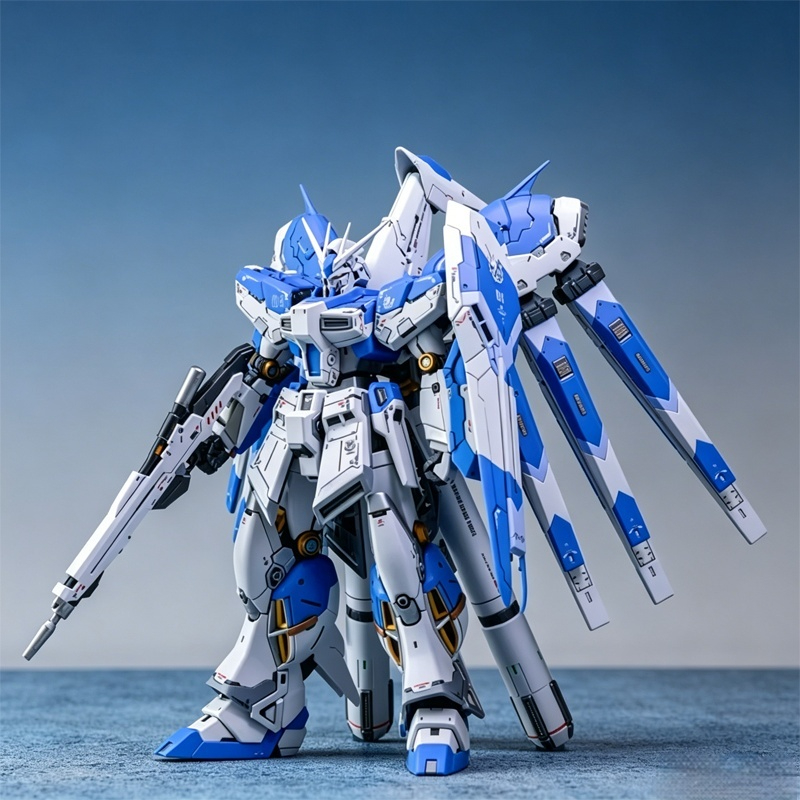 Model Kit Water Decal - RG 1/144 RX-93-ν2 ハイ・ニュー・メカ組み立てモデルキット ファンネルパーツ付き ウォータースライドデカール