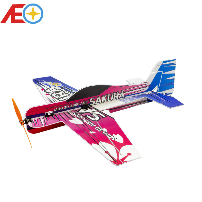 Model Kit Expert - AEORC E211 SAKURA マイクロ3D室内飛行機キット - 最軽量PPマジックボードRC飛行機モデルホビー玩具フォームRC飛行機リモートコントロール