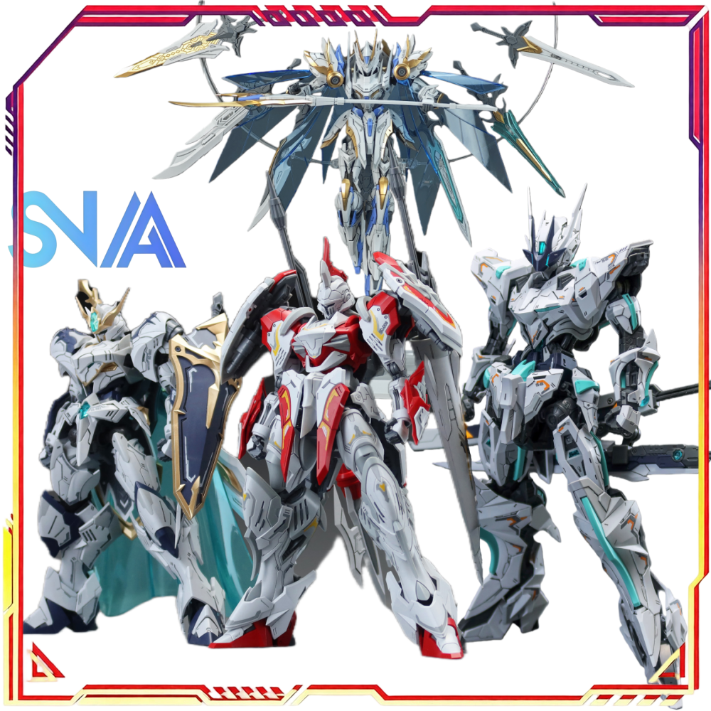 Model Kit Tristan - 在庫あり SNAAモデルキット 1/100 ネザー・エンペラー＆1/144 ソウル・スピア-ラモラック/パーシヴァル/トリスタン/アキレス マルチバージョン組立詳細説明