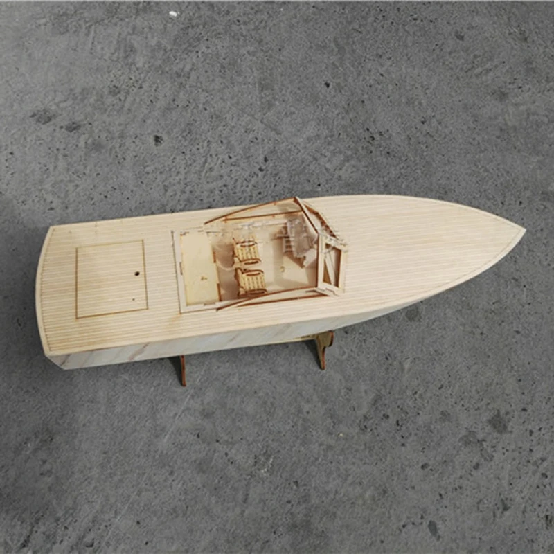 Model Kit Yacht - DIY模型組み立てキットパーツ リモコンヨット 手作り木製ボートキット
