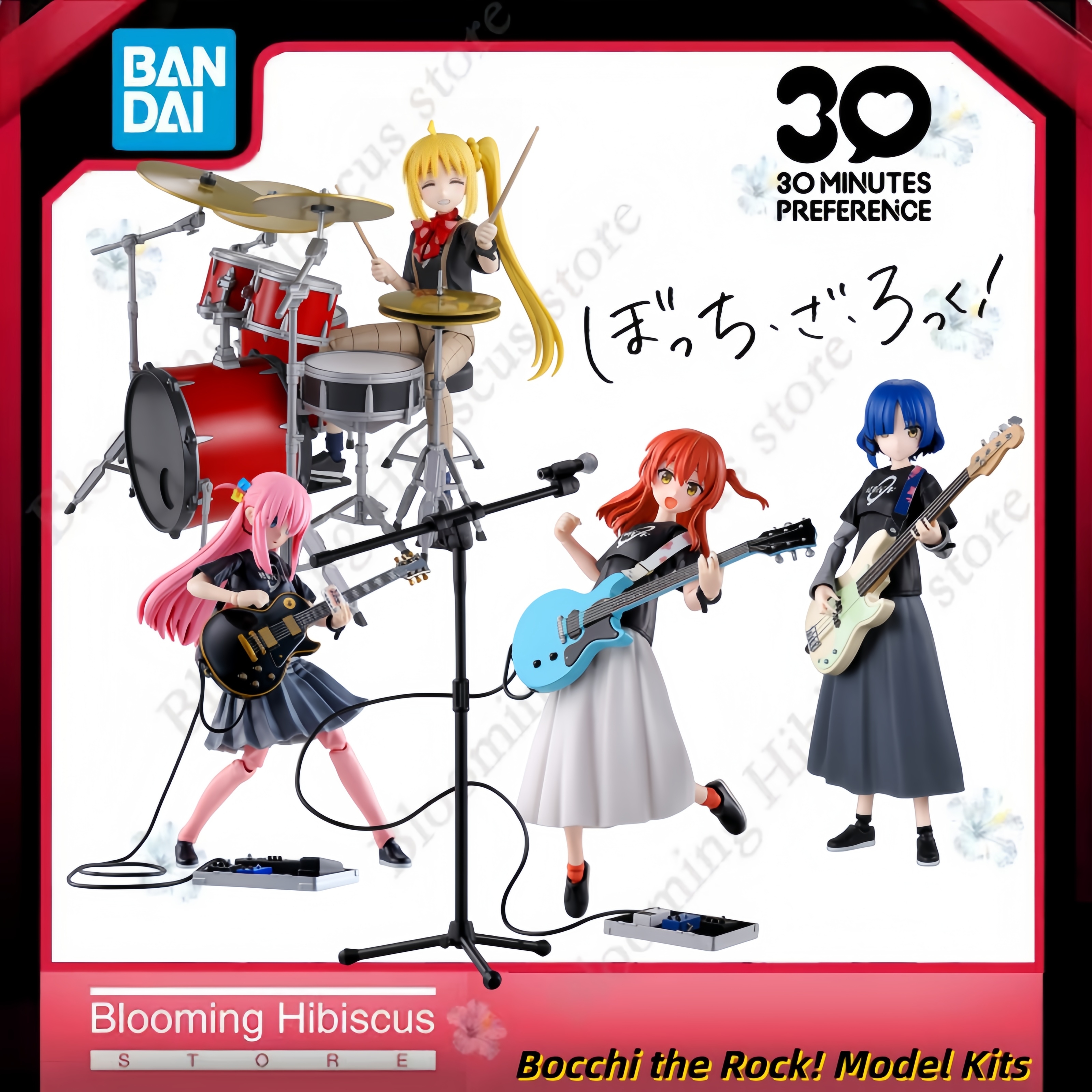 Model Kit Ryo Yamada - 本物のバンダイ30MP「ぼっち・ザ・ロック！」 オリジナルアニメキャラクターモデルキット組み立て人形玩具 - 30分プレミアムアクションフィギュア