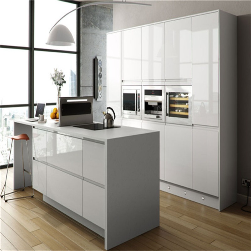 Model Kitchen Set Aluminium - キッチンキャビネット一式 シェイカーモデルキャビネット