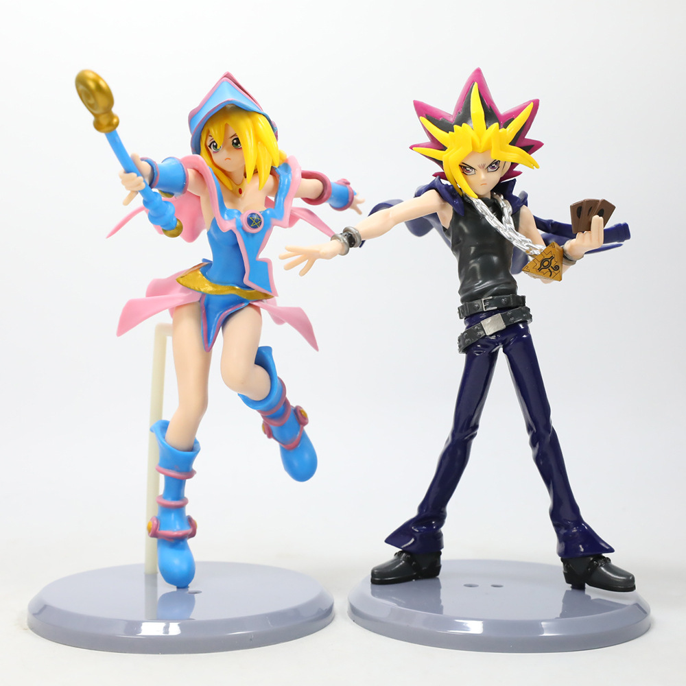 Model Kit Yugioh Bandai - アニメ遊戯王！ アクションフィギュア 木頭遊戯 黒魔女 PVC フィギュア