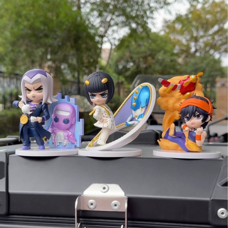 Model Kit New - 新しいポップマート ブラインドボックス ジョジョの奇妙な冒険 黄金の風シリーズ クールフィギュア トレンディトイモデル