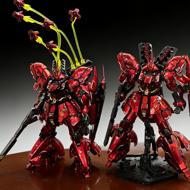 Model Kit Water Decal - スター RG 1/144 サザビ電気メッキクリアカラーアセンブリモデルキットアクションフィギュアウォータースライドデカール効果パーツパズルおもちゃ