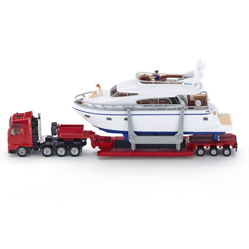 ダイキャスト 1/87 スケール大型輸送トラック車モデル合金 - Model Kit Yacht のレビューと価格