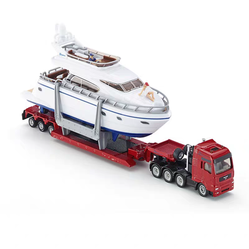 ダイキャスト 1/87 スケール大型輸送トラック車モデル合金 - Model Kit Yacht のレビューと価格