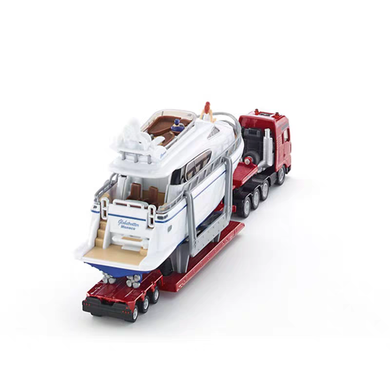 ダイキャスト 1/87 スケール大型輸送トラック車モデル合金 - Model Kit Yacht のレビューと価格