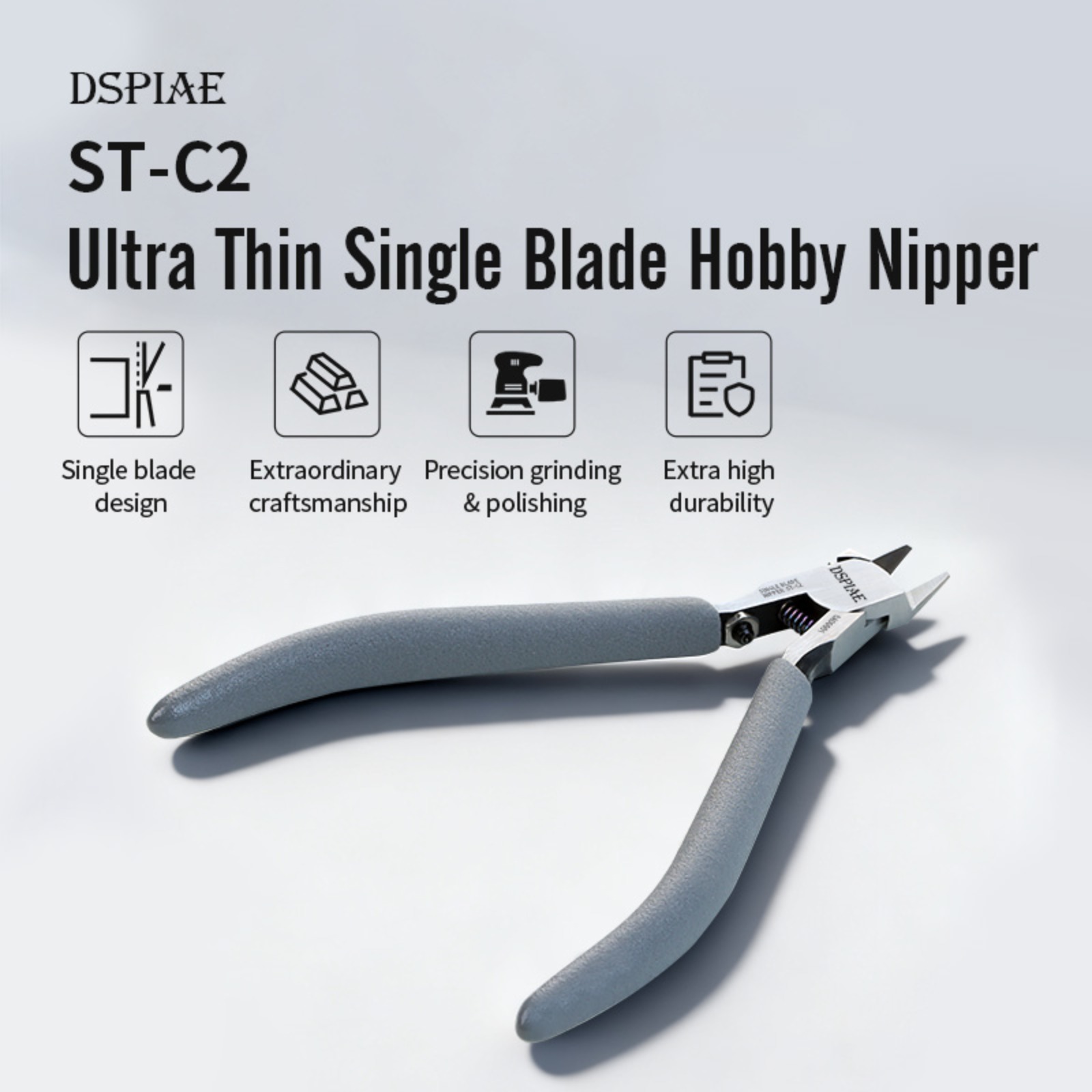 DSPIAE ST-C2 超薄型シングルブレードプライヤー  - Model Kit Nipper のレビューと価格