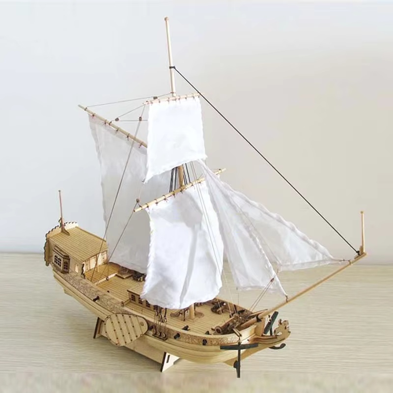 木製組立モデルキット古典的な帆船オランダ王室ヨット木製帆船キ - Model Kit Yacht のレビューと価格