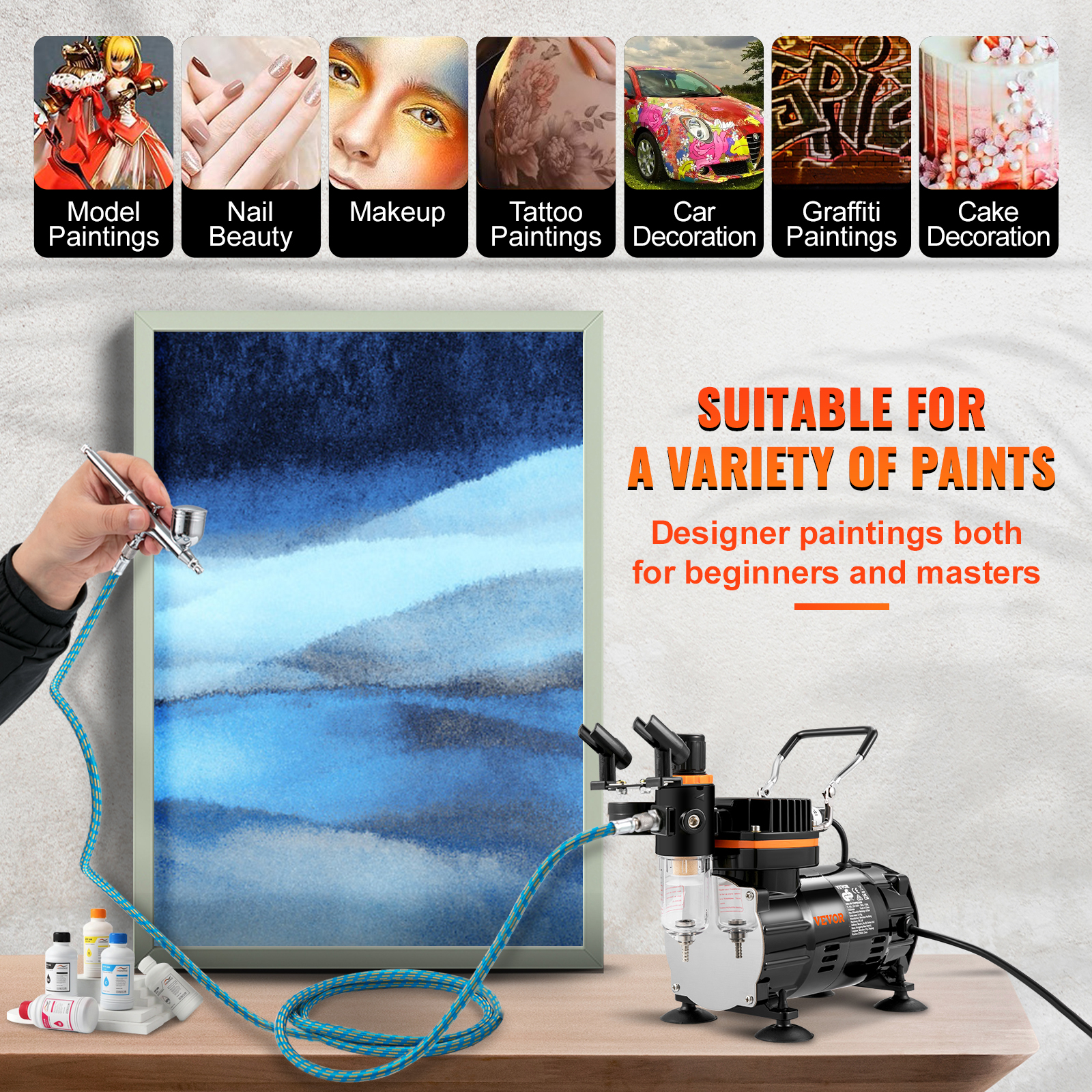 SucceBuy プロフェッショナルデュアルアクションエアブ - Model Kit Nipper のレビューと価格