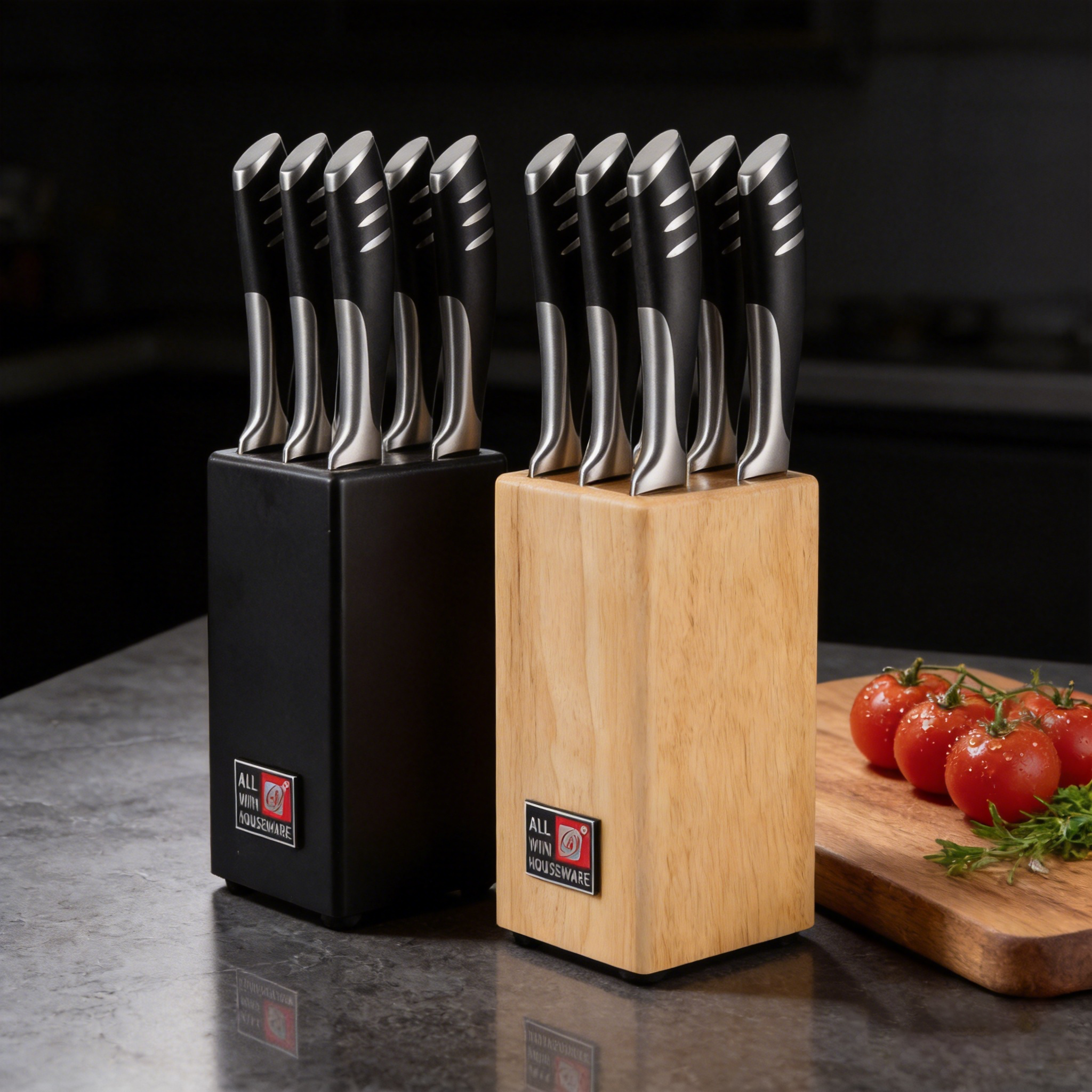2026年新型キッチンナイフセット、ステンレス鋼刃ステーキナ - Model Kitchen Set Aluminium のレビューと価格