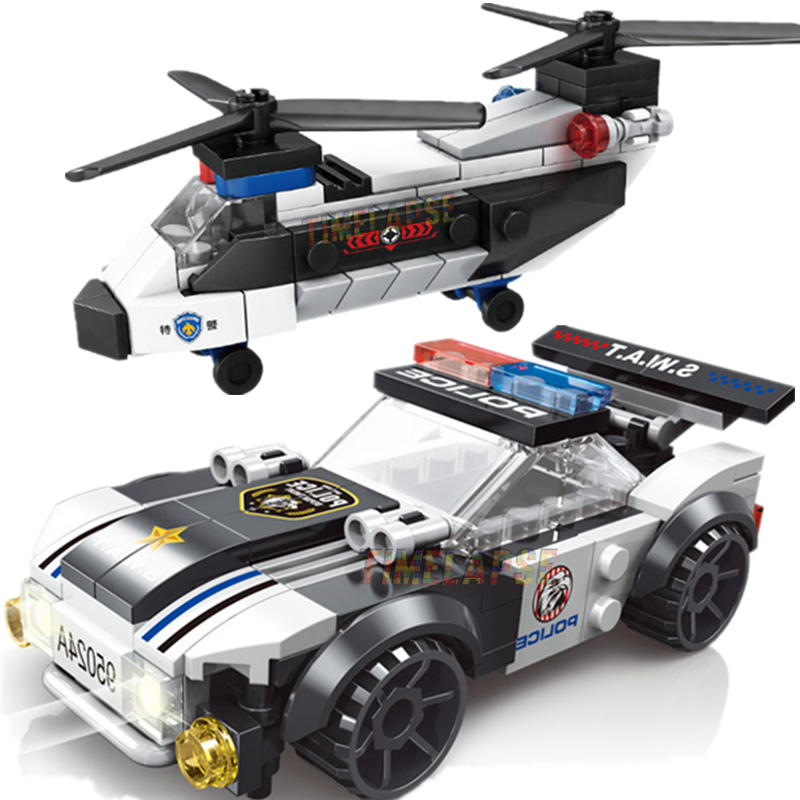 新しい DIY MOC 市飛行機 SWAT スーパー警察車デ - Model Kit Expert のレビューと価格