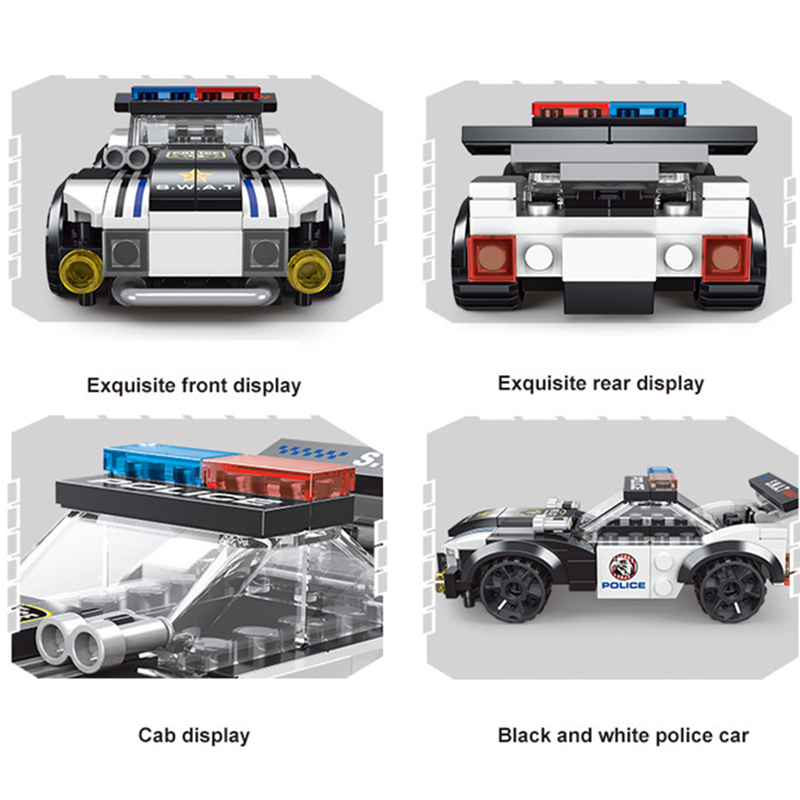 新しい DIY MOC 市飛行機 SWAT スーパー警察車デ - Model Kit Expert のレビューと価格