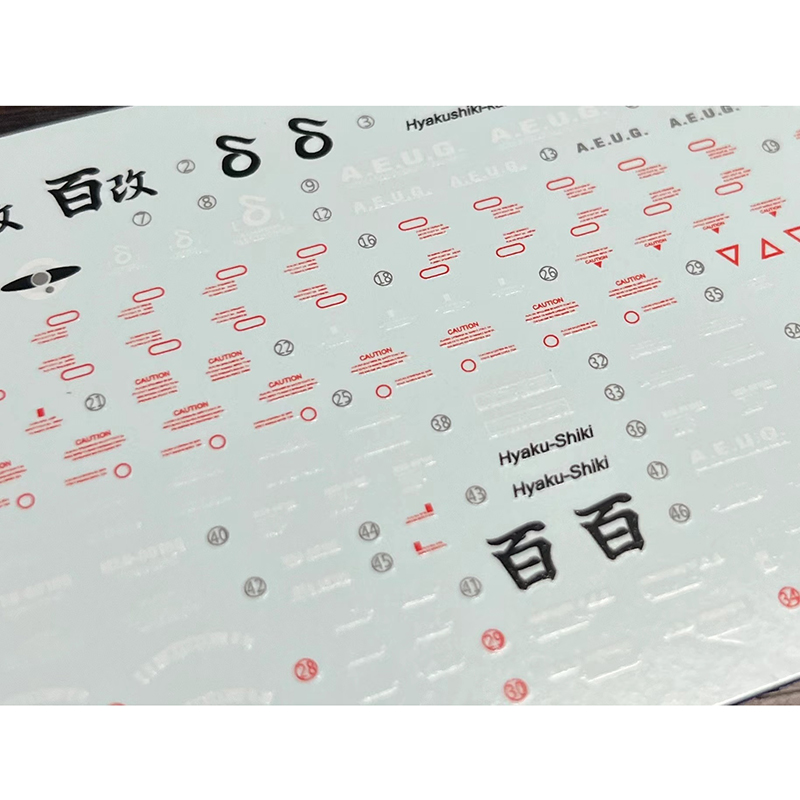モデルデカールウォータースライドデカールツール 1/100  - Model Kit Decals のレビューと価格