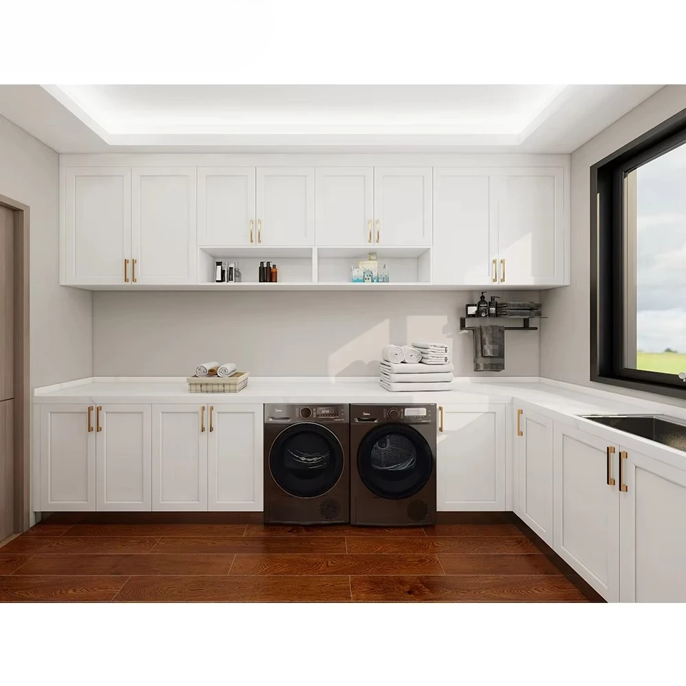 白いキャビネットのフルセット、モダンなキッチン家具モデルセッ - Model Kitchen Set Aluminium のレビューと価格