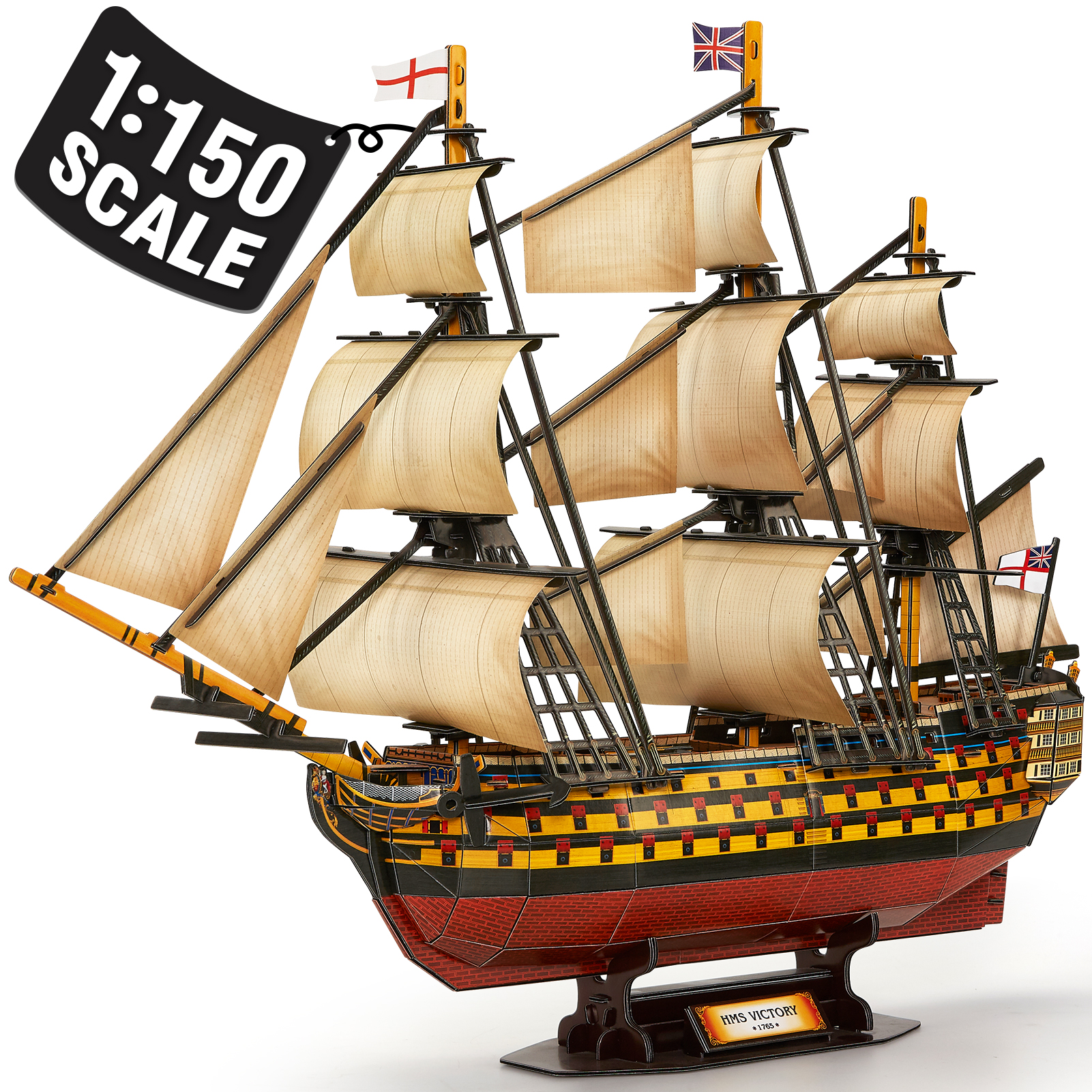 3D パズル 大型 HMS 勝利の船 船ヨット モデルキット - Model Kit Hms Victory のレビューと価格