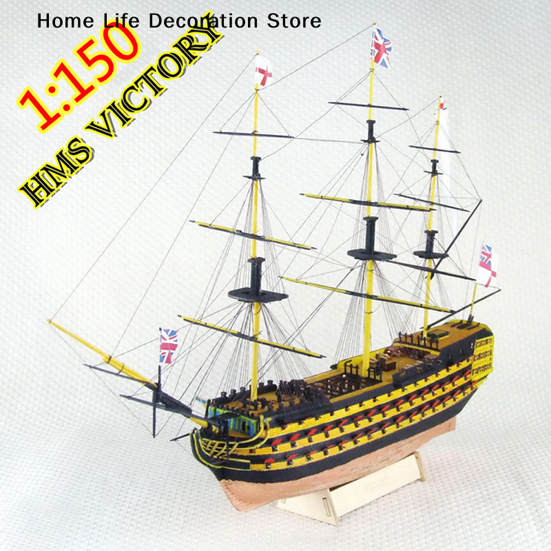 DIY 3D 木製パズル HMS ビクトリー帆船モデルキット - Model Kit Hms Victory のレビューと価格