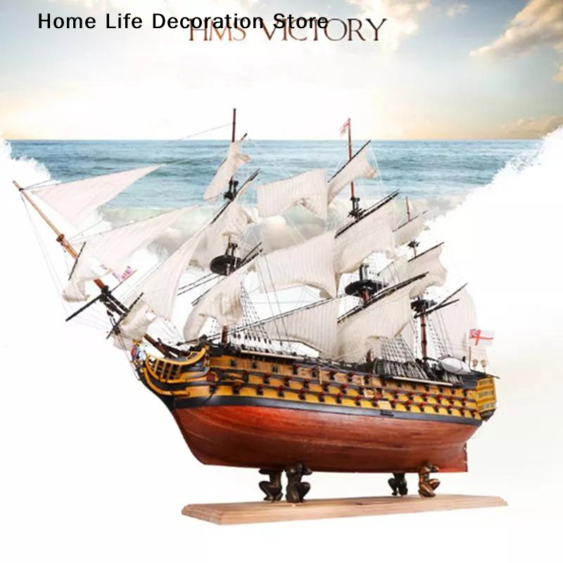 DIY 3D 木製パズル HMS ビクトリー帆船モデルキット - Model Kit Hms Victory のレビューと価格