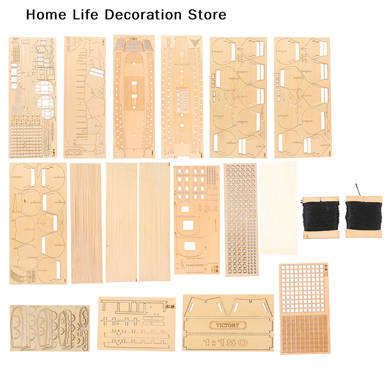 DIY 3D 木製パズル HMS ビクトリー帆船モデルキット - Model Kit Hms Victory のレビューと価格