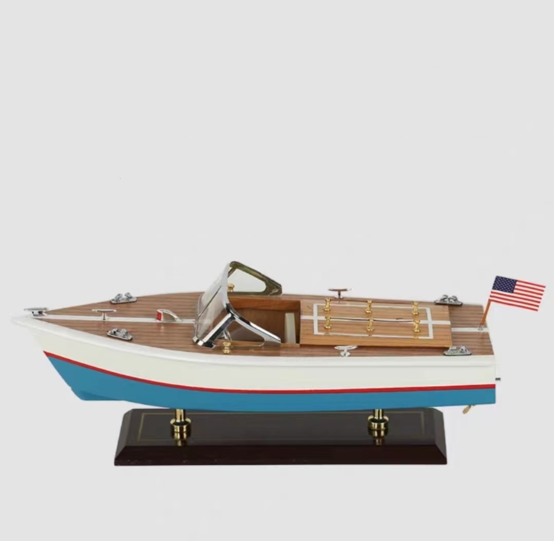 クラリス-木製のスピードボート,ボートクラフトキット,アート - Model Kit Yacht のレビューと価格