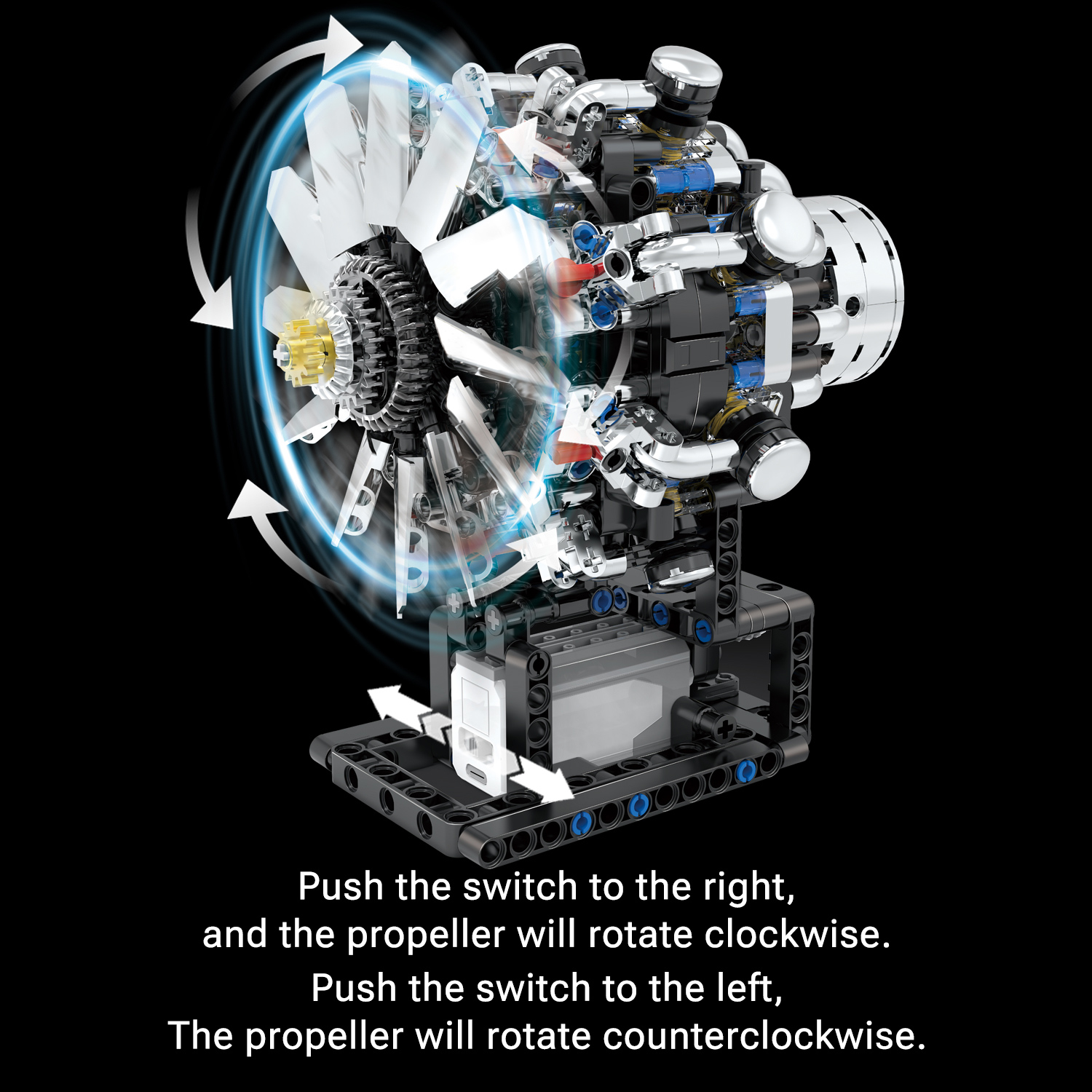 DIY機械式ジェットエンジン組み立てブロックキットモーター可 - Model Kit Jet Engine のレビューと価格